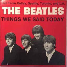 Web Pic - Things We Said